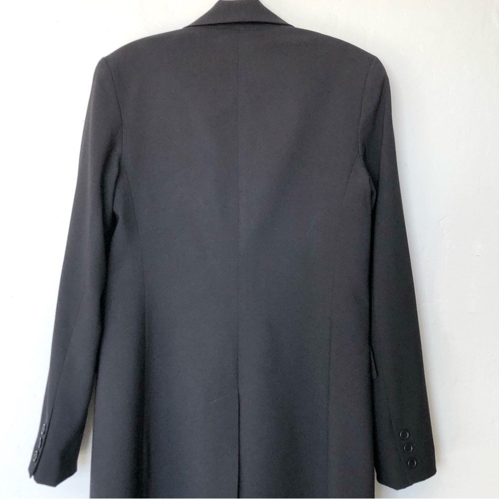 Theory Black Long Blazer Coat - Picture 4 of 10